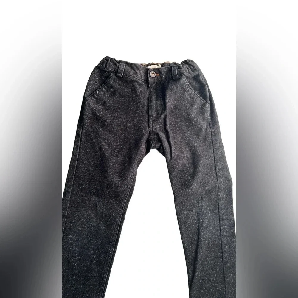 Deux Par Deux boys gray pants